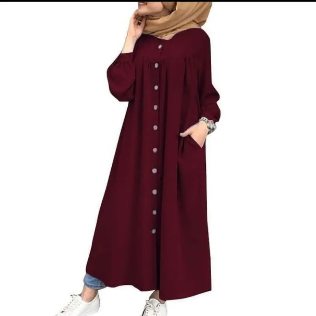 Button Abaya